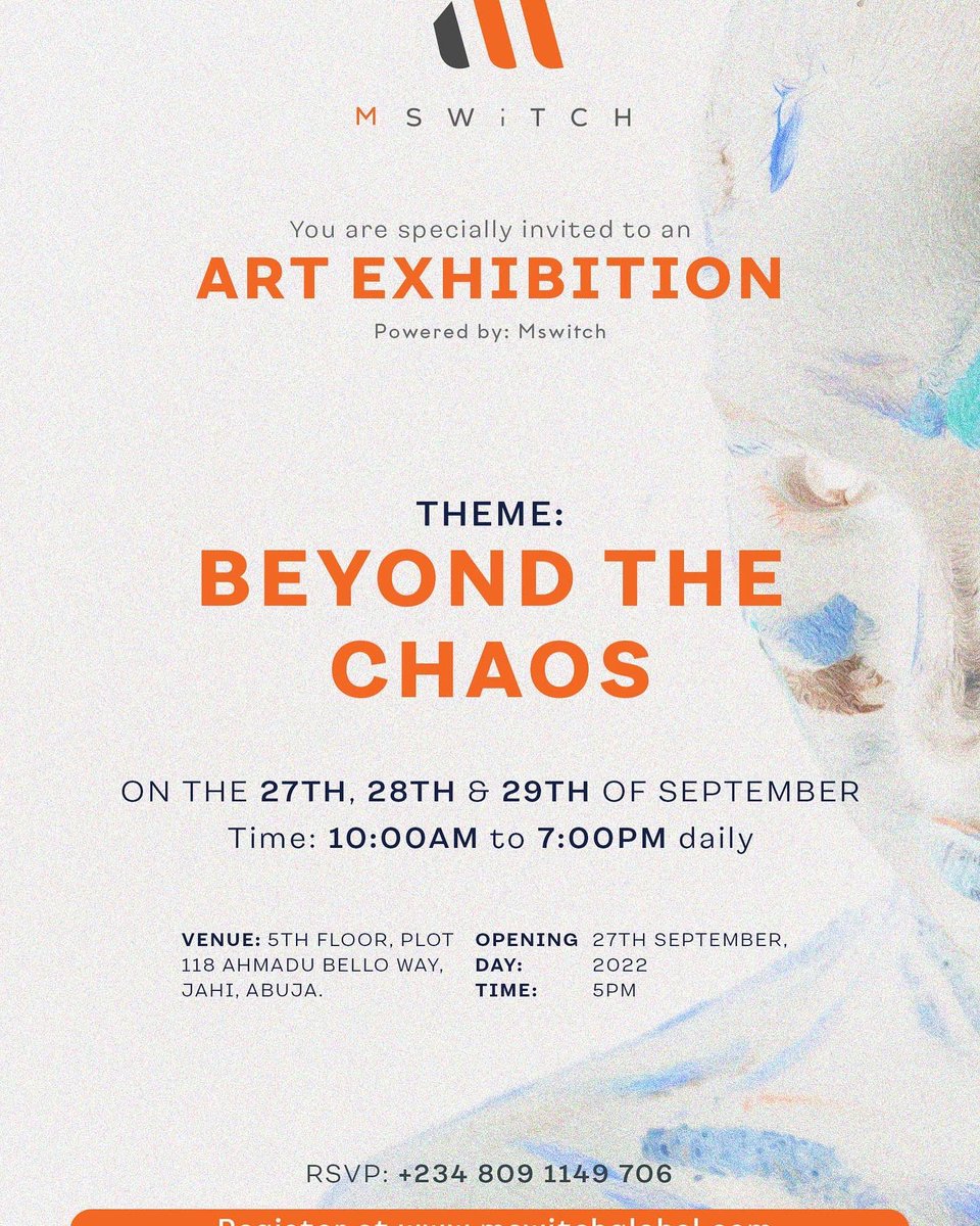 MswitchMedia's tweet photo. Kindly find information on flier📌

Retweet for those in this category!

Link to apply on our website https://t.co/7nF51aRjOm 

#exhibition #art #mswitchmedia #apply https://t.co/UVgtRqL7TO