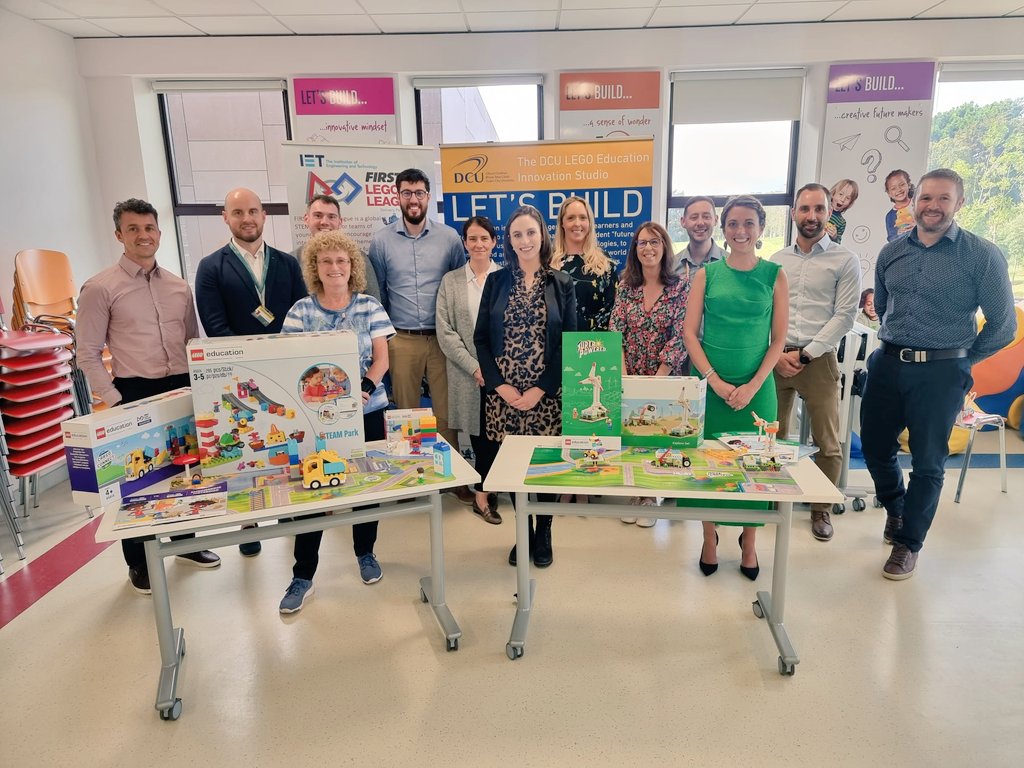 It was a pleasure to work with the @PDST_TechinEd and @DCU_IoE team today as we introduced @firstlegoleague Explore resources. Lots of discovery, learning, fun & laughter was had. Looking forward to future workshops already! Thanks to @scienceirel for enabling the work we do