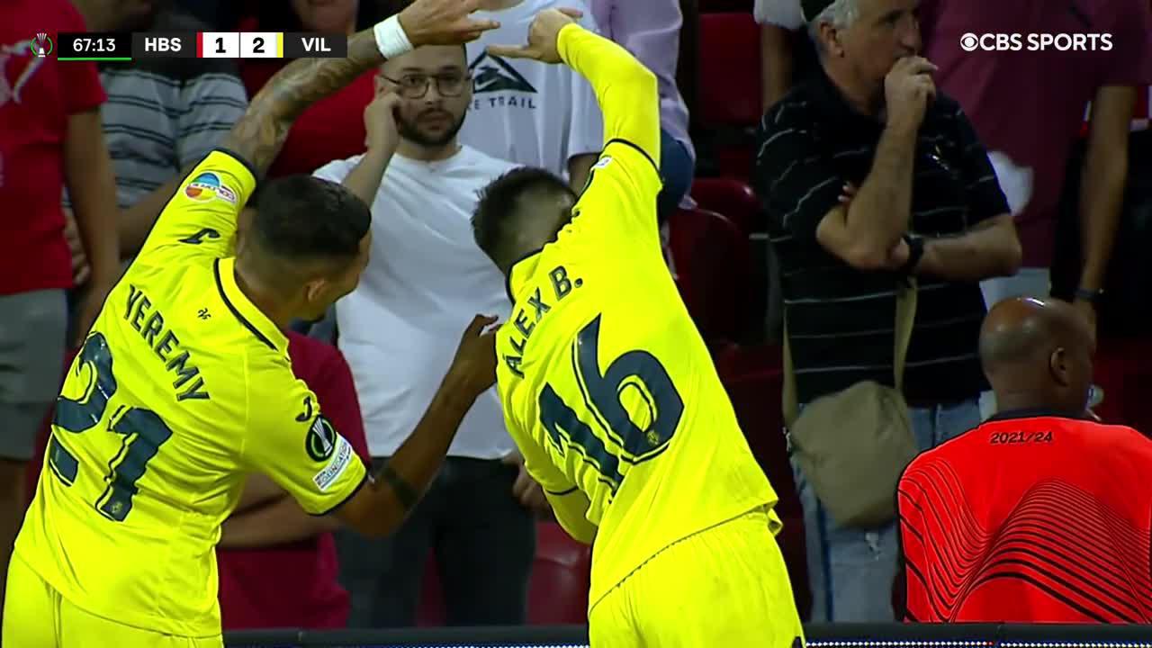 Álex Baena with the scrumptious finish and the Dragon Ball Z celebration. ☄️”