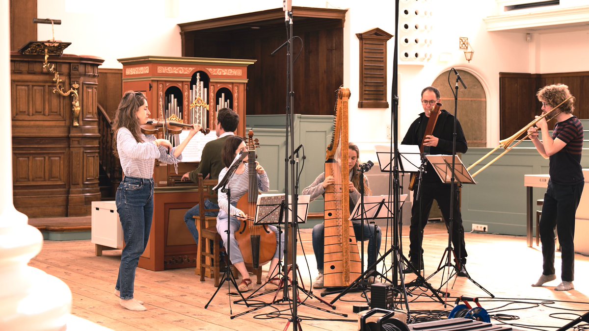 This week we are recording our debut CD in Haarlem! 🥳