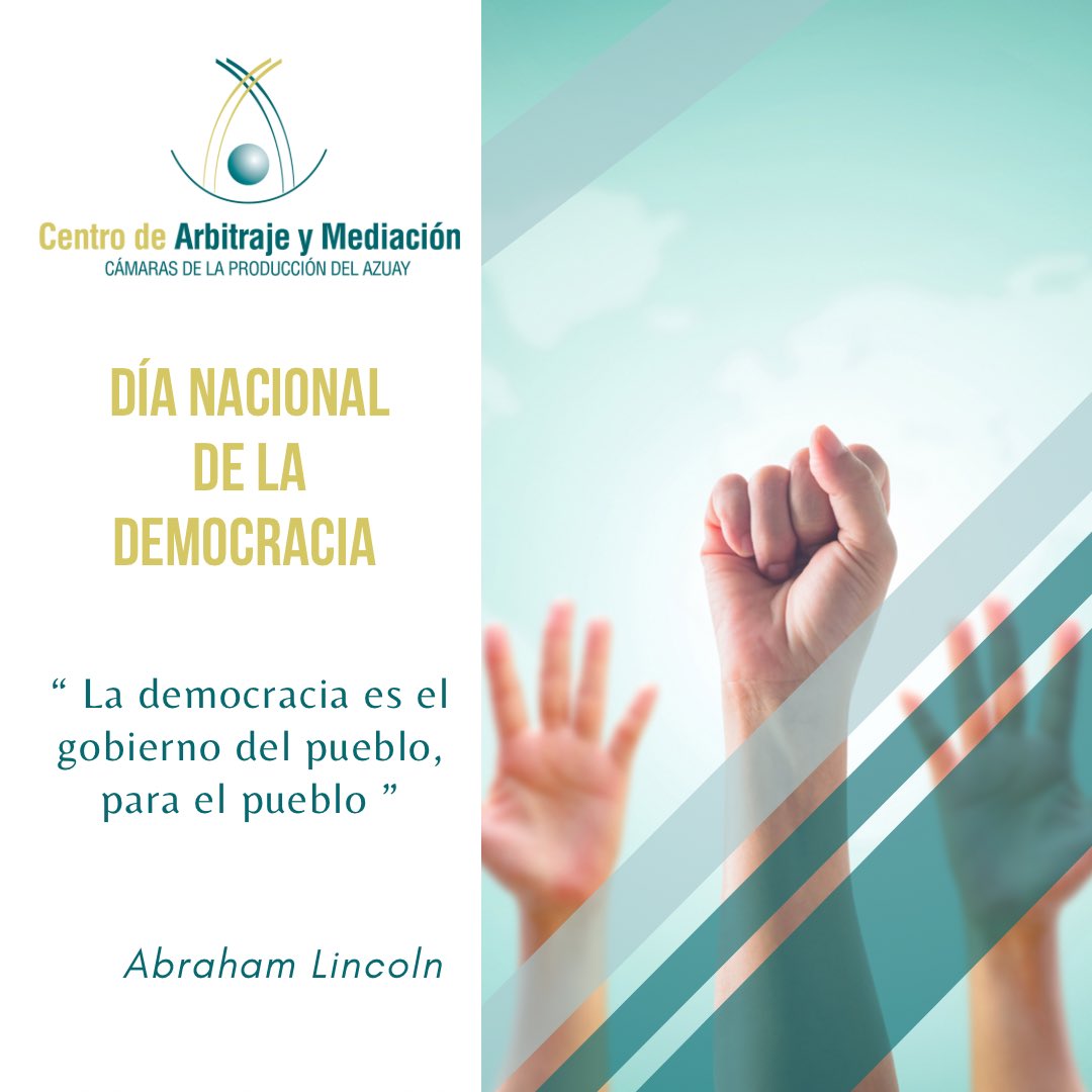 cam_cuenca's tweet photo. En el 2007 la Asamblea General de las Naciones Unidas (ONU), aprobó la resolución mediante la cual alienta a los gobiernos del mundo a fortalecer sus programas nacionales, a promover y consolidar la 𝐃𝐄𝐌𝐎𝐂𝐑𝐀𝐂𝐈𝐀.

#díainternacionaldelademocracia #camcuenca https://t.co/CYRC6k4CS0