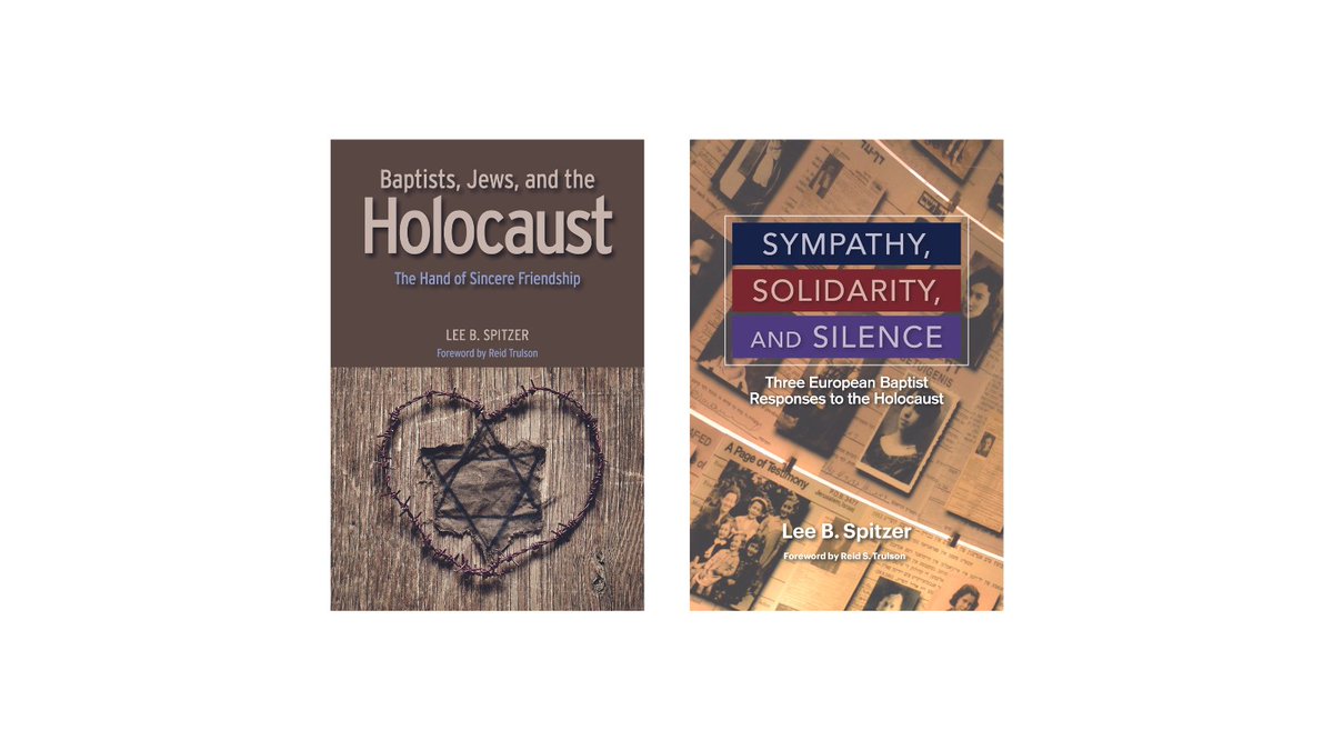 Read Baptists, Jews, and the Holocaust: The Hand of Sincere Friendship to learn more about American Baptist Responses to the Holocaust &amp; (coming soon!) Sympathy, Solidarity, and Silence: Three European Baptist Response to the Holocaust by Lee Spitzer, published by Judson Press.