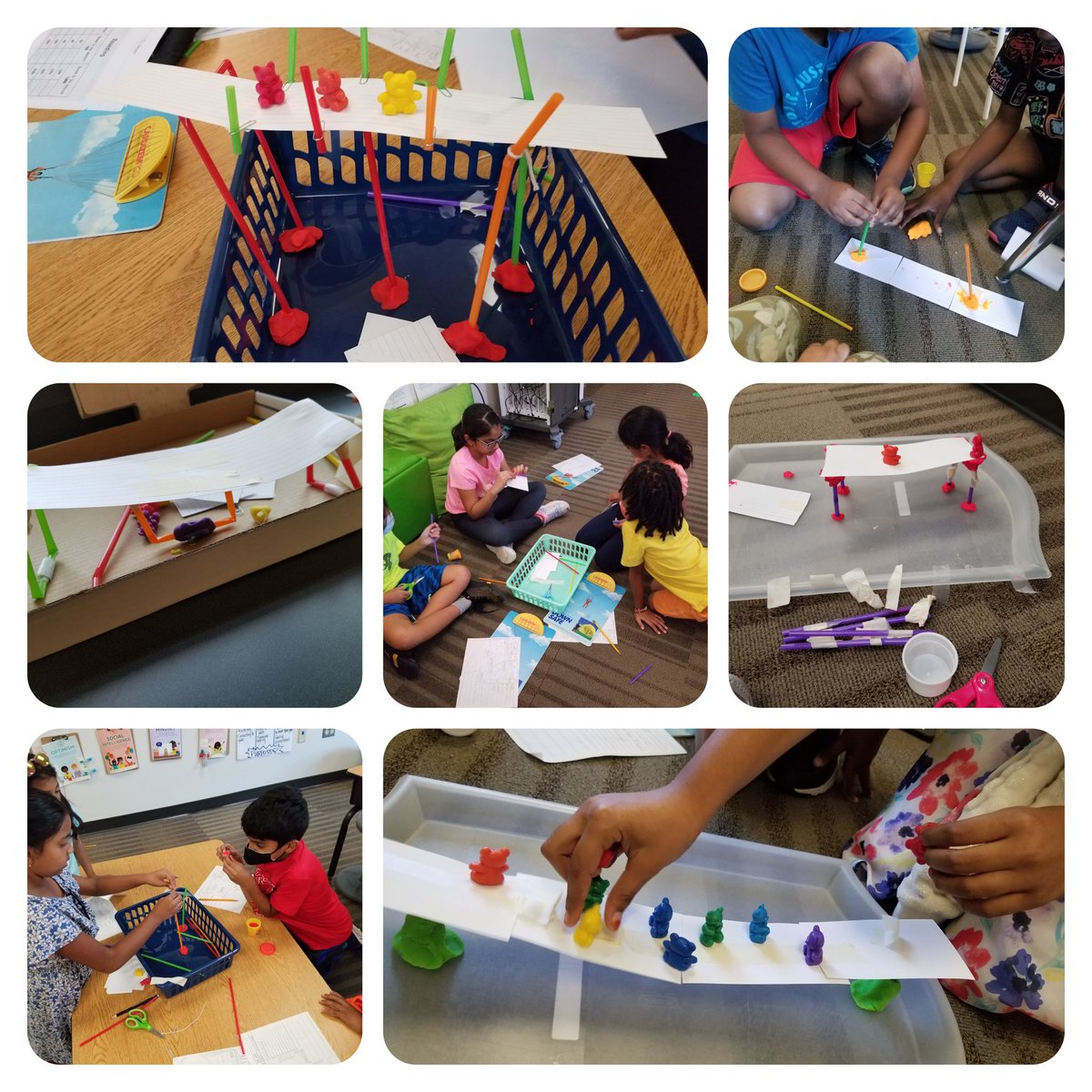 TheBartonBuzz's tweet photo. 3rd graders are building collaboration skulls as the construct bridges using materials and thier properties.  #LiscanoProud #bettertogether @LiscanoElem @MrsRosserDLC @JenaSalomon @MissSherali https://t.co/nLgdA979Zp