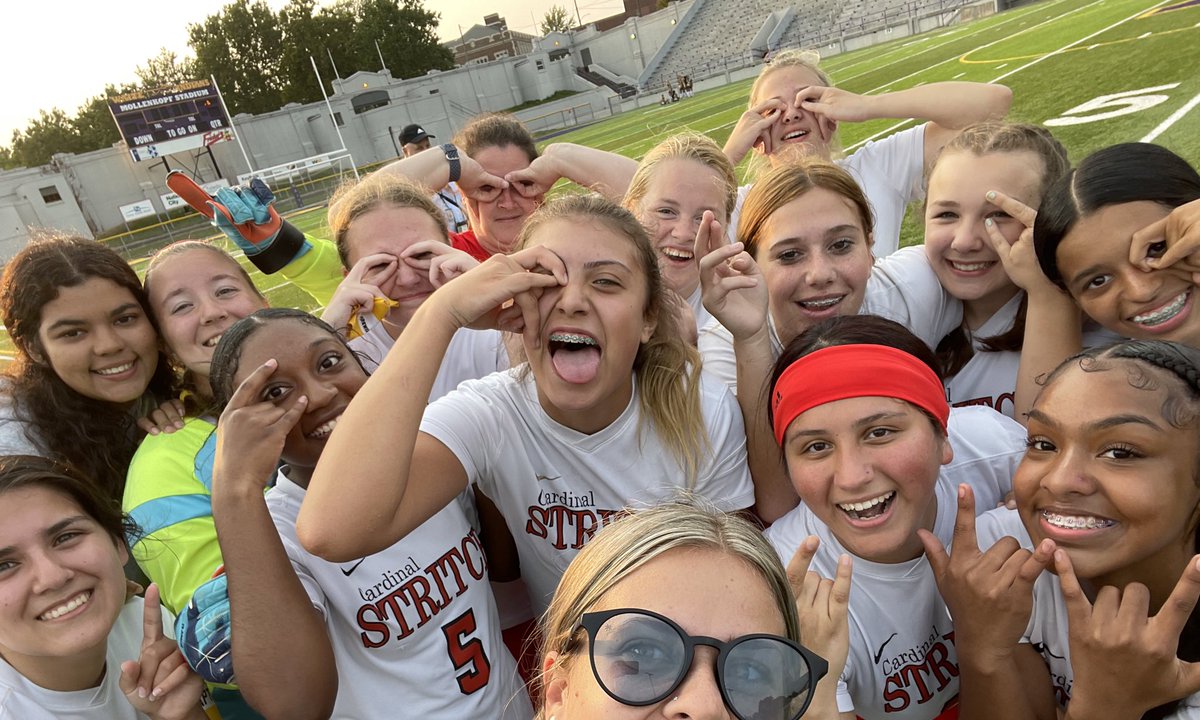 StritchGSoccer's tweet photo. Your Lady Cardinals win 12-0!! ❤️🖤

Goals:
Soph Shelby Mercer ⚽️⚽️⚽️⚽️⚽️
Soph Mackenzie Kinnie ⚽️
Soph Jean Simpson ⚽️
Fr Alivia Castro ⚽️⚽️
Fr Kristina Dominguez ⚽️⚽️
Fr SadaBella Thompson ⚽️

Senior Alexa Soltes got her first save as a goalie! 🥅 https://t.co/HZnhvGgU40