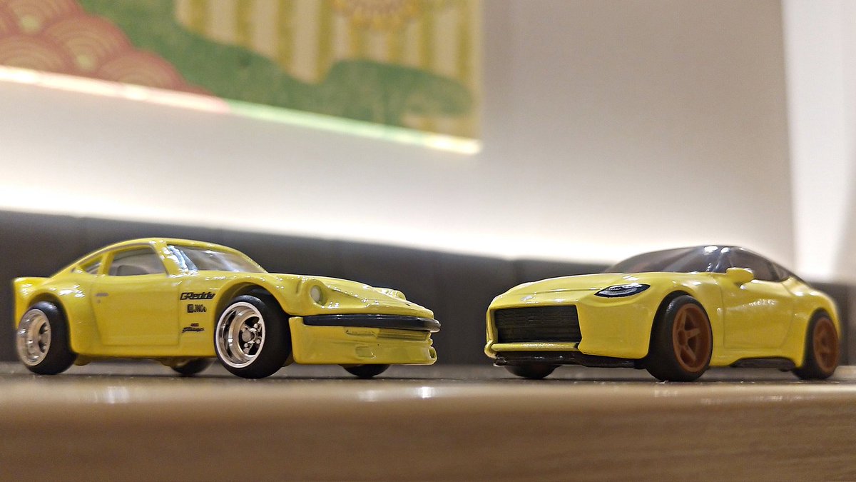 you_kun_jp's tweet photo. おはようございます。ホットウィール プレミアム 2パックのZプロトとフェアレディZです
#ミニカー #ホットウィール #プレミアム #2パック
#日産 #Z #プロト
#フェアレディZ #ダットサン240Z
#miniature #hotwheels #2pack
#nissan #Z #proto #RZ34 #protospec
#fairladyz #datsun240Z #S30 https://t.co/iKJqGcs0Ea