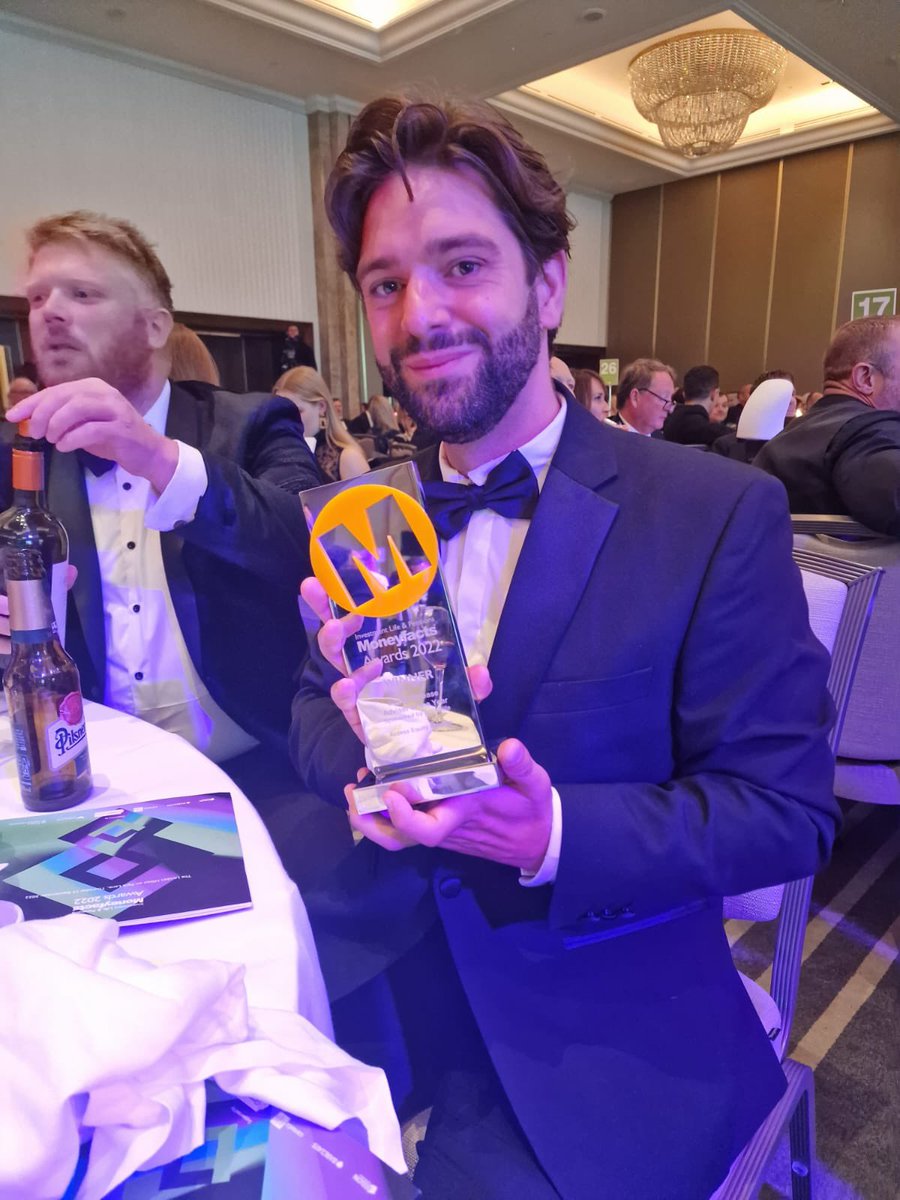 Wonderful to receive this award on behalf of such a fantastic team 🎉 <a href="/FinanceAwards/">Moneyfacts Group Awards Team</a> Equity Release Adviser of the Year 2022