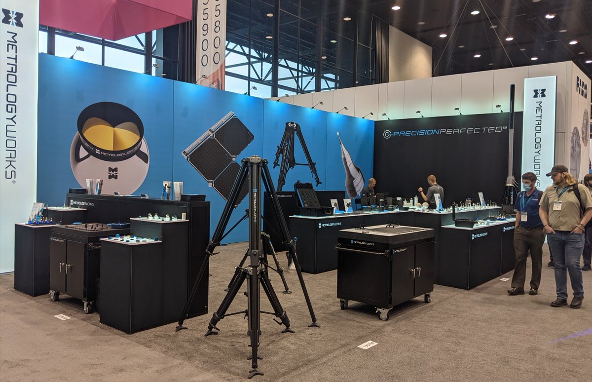 MetrologyWorks's tweet photo. We appreciate all the customers that have stopped by to see us in Booth 135730 at IMTS this week. There are a few days left to see what's new. Our team will be there through Saturday. Please stop and see them if you are in #chicago. #metrologyworks #lasertracker #faroarm https://t.co/zIWxzcZFSp