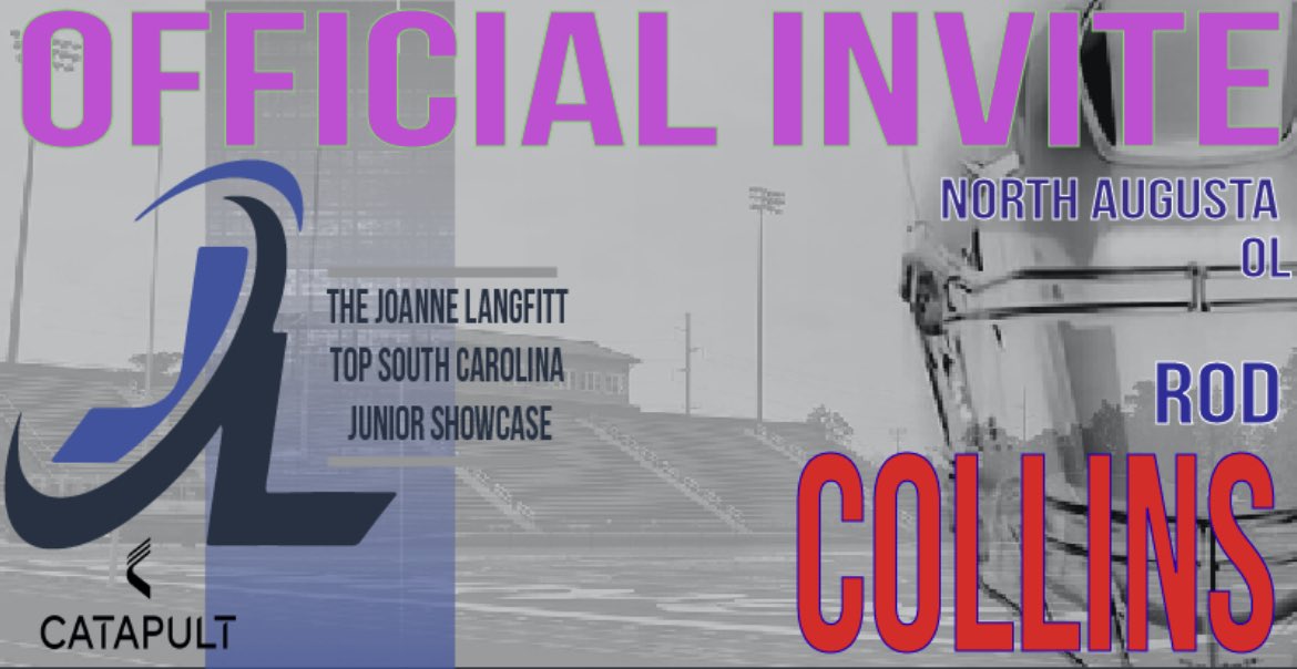 I will be attending the Joanne Langfitt Top SC Junior Showcase at Myrtle Beach on Dec.9th <a href="/NAHSJacketFB/">NA Football</a> <a href="/CoachQuinn19/">Matt Quinn</a>