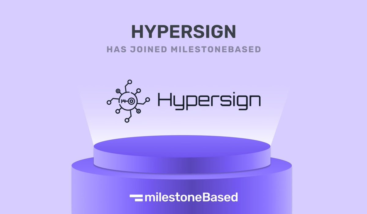 milestoneBased (@milestonebased) on Twitter photo New startup joined: Hypersign <a href="/hypersignchain/">Hypersign🆔 ⚛︎ | $HiD</a>
milestoneBased profile: milestonebased.com/startups/hyper…
About Hypersign:
Hypersign is a decentralized & chain agnostic network, designed specifically for the security and management of personal data. New startup joined: Hypersign <a href="/hypersignchain/">Hypersign🆔 ⚛︎ | $HiD</a>
milestoneBased profile: milestonebased.com/startups/hyper…
About Hypersign:
Hypersign is a decentralized & chain agnostic network, designed specifically for the security and management of personal data.