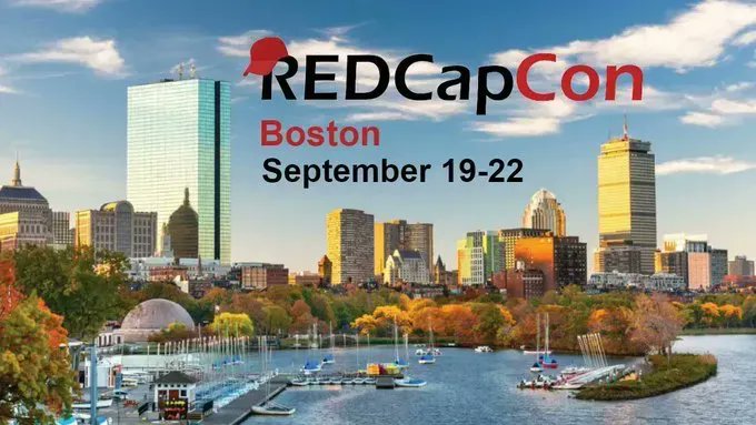 REDCapCon (@redcap_con) on Twitter photo Let the countdown begin: Only a few more days until #REDCapCon2022 in historic #Boston. <a href="/ProjectREDCap/">Project RedCap</a> #REDCap Let the countdown begin: Only a few more days until #REDCapCon2022 in historic #Boston. <a href="/ProjectREDCap/">Project RedCap</a> #REDCap