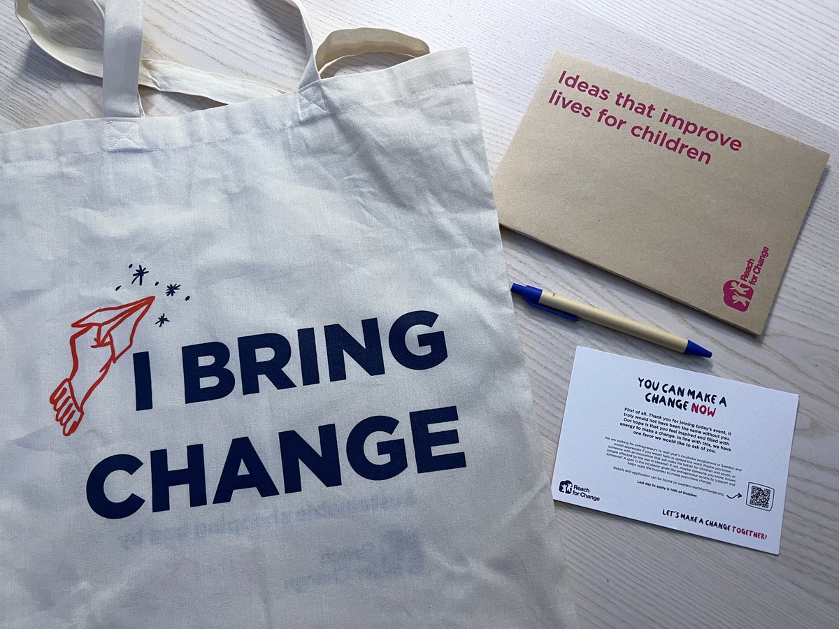 PlaneAnastasia's tweet photo. 👥 I attended the @reachforchange_ event during Impact Stockholm week on 14 Sep
#ReachForChange finds and develops Change Leaders – entrepreneurs with innovations that solve issues facing children
It was incredible to see so many talents driven to make the World a better place. https://t.co/4dj4GlDHy9