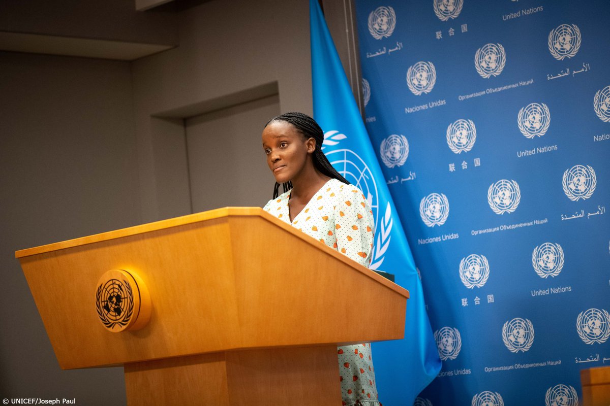 UNICEF_FR's tweet photo. Nous sommes ravi(e)s d’accueillir @vanessa_vash au sein de la famille de l’UNICEF 

« En tant qu’ambassadrice de bonne volonté, j’aurai pour principale responsabilité de faire entendre la voix des enfants et des personnes marginalisées », a déclaré Vanessa après sa nomination. https://t.co/LIZAUnlhaA