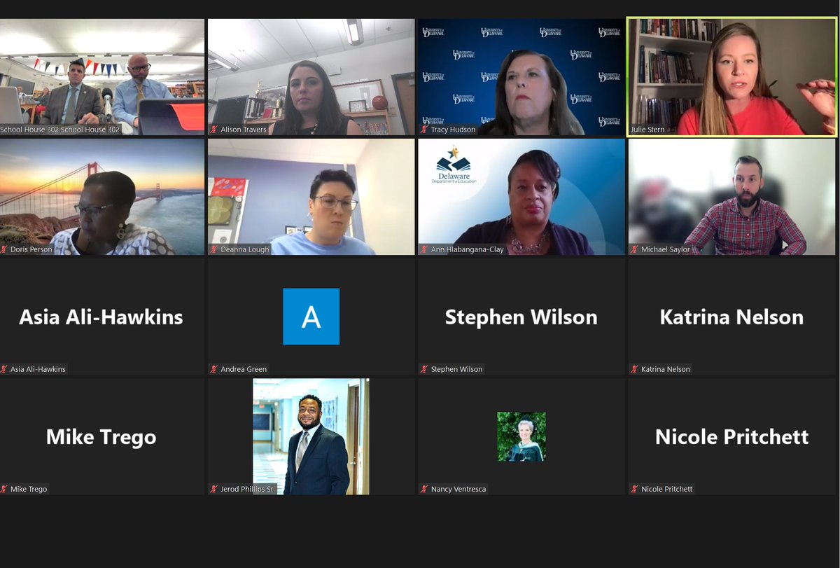 UD_SSC's tweet photo. #live #FocusEd live conversation this afternoon with @JulieHStern: "The first shift we can easily make is to make sure the concepts that are most easily transferable are at the heart of our lesson” #LearningThatTransfers https://t.co/OiLNpfOOKk
