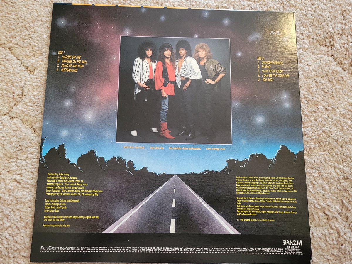 TheRockDude99's tweet photo. @rudysarzo Who remembers MACALPINE-ALDRIDGE-ROCK-SARZO PROJECT: DRIVER from 1986? Check it out! #rudysarzo #tonymacalpine #bobrock #tommyaldridge #metal #80s #projectdriver 🤘🎸🎶😎❤️ @Paige_M_Gregory @ClaudiaComedy @priyapandaxo https://t.co/34X9XBM7HX