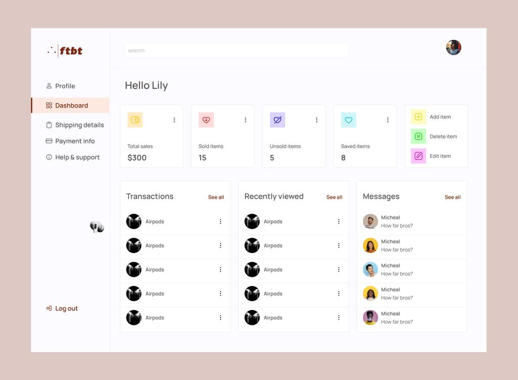 JadesolaOD's tweet image. Day 28
@Ingressive4Good 
User profile and user dashboard

#I4G30DaysOfDesign
#I4GDesignChallenge