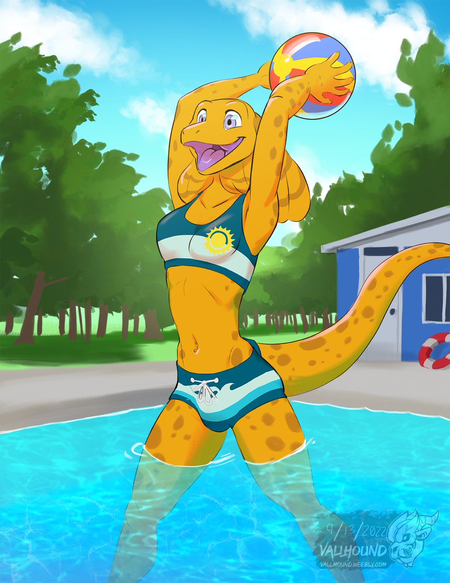 Perpetually Confused Oz (@thelizardofoz17) on Twitter photo Before the warm season is over James and his friends made a trip to the pool. James even got to try out their new swimsuit!
Art by <a href="/Vallhound/">Shy Ry Guy</a> Before the warm season is over James and his friends made a trip to the pool. James even got to try out their new swimsuit!
Art by <a href="/Vallhound/">Shy Ry Guy</a>