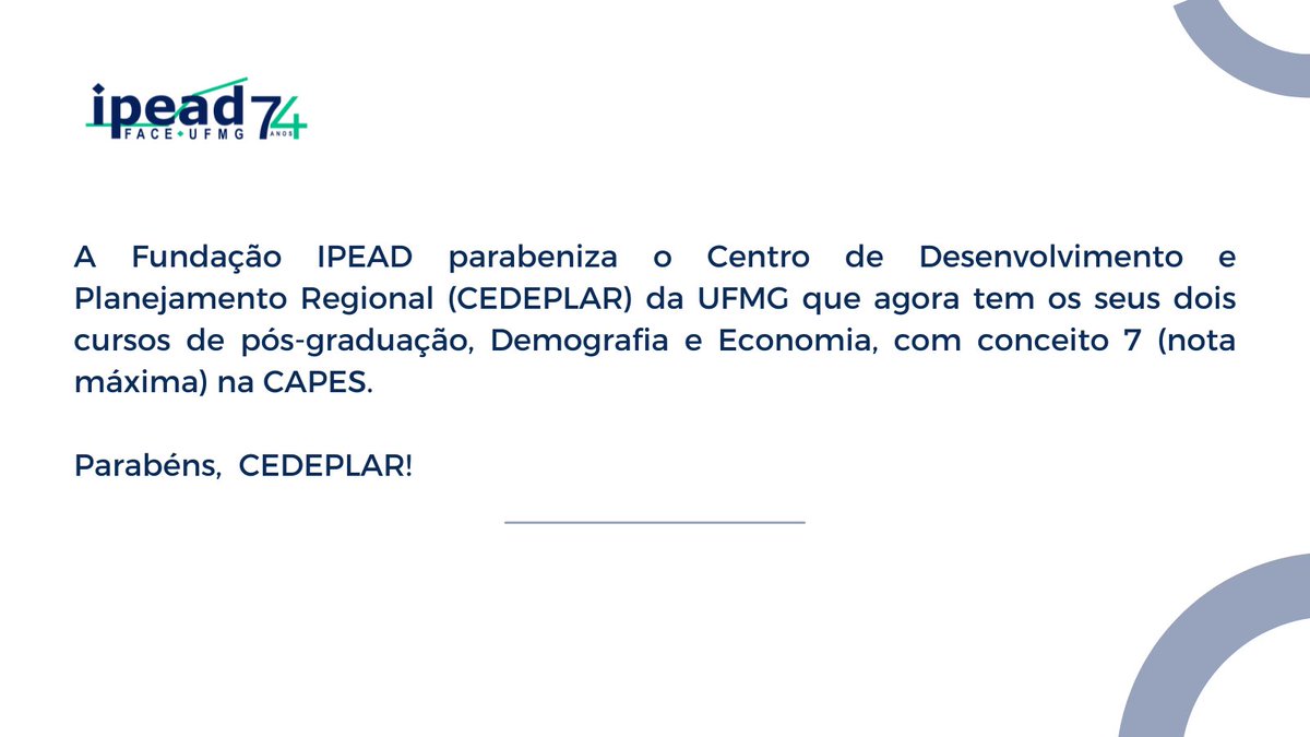 fundacaoipead's tweet photo. #ipeadufmg #cedeplar #ufmg #belohorizontemg https://t.co/v0kg5Nej7A