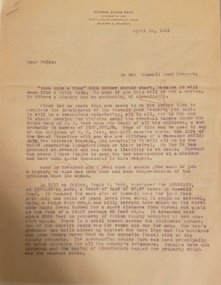 CrazyCadder's tweet photo. The history of Chastain Park, as written by George Starr Peck. 1/2 #chastain #park #bobbyjones #golf #HistoryBuff #georgestarrpeck https://t.co/9kcvMV51IZ