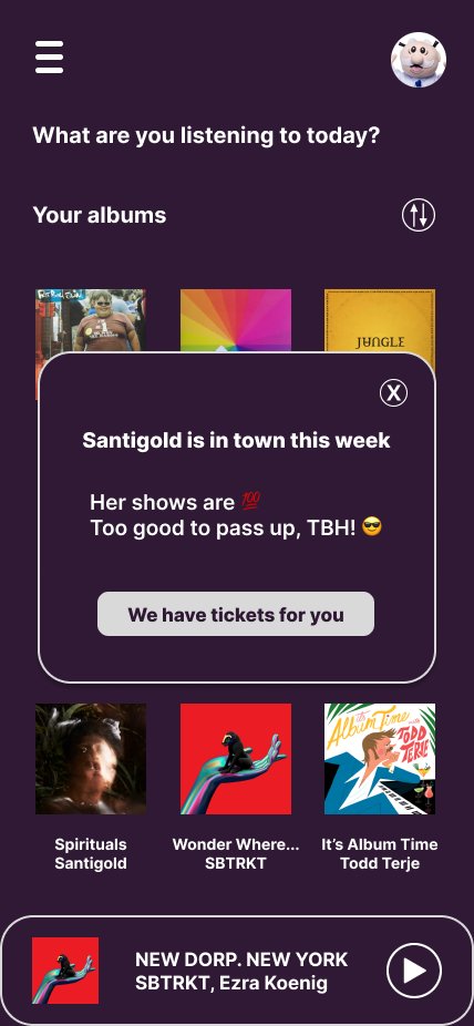 esierr1's tweet image. Day 8 of the #DailyUXWritingChallenge

I&apos;ve been listening to Santigold A LOT today!

#UXWriting  #UserExperience #UX #UXWritingChallenge