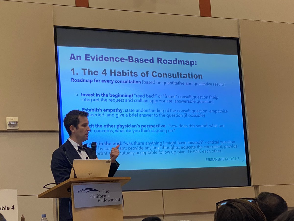 KPDocAdriano's tweet photo. How to be collegial when consulting in medicine #KPFacDev https://t.co/ZH3FBYZumi
