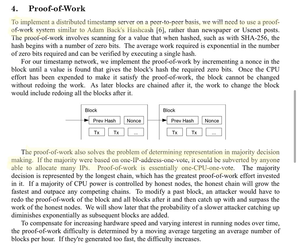 Why Proof of Work?
