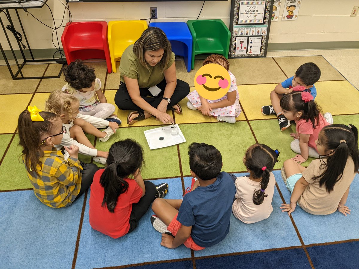 Preschool celebrated #InternationalDotDay today during our specials class @LivingstonPark! Loved going through the process to create these beautiful masterpieces! We squeezed in a science experiment too! @NBTPreschool @MissVatLP @MrsGons @MissNigro @misspasterick #WhyLP