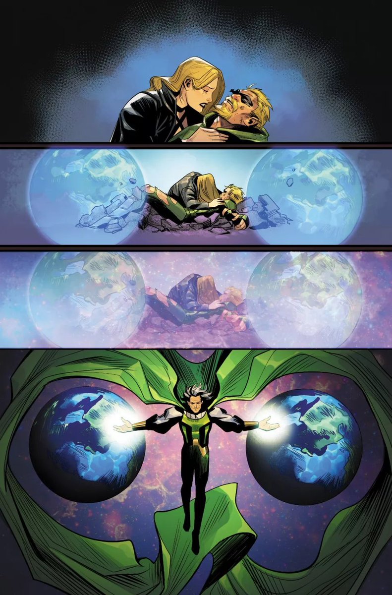 dennisculver's tweet photo. Sunday is FINAL ORDER CUTOFF for DARK CRISIS: WORLDS WITHOUT A JUSTICE LEAGUE: GREEN ARROW! 
Our Black Canary (and Green Arrow) backup is titled:
"TILL DEATH DO US PART"

Art by @niK_IT w/ color by @rfajardojr 

Let your comic shop know you want this. You don't want to miss it 😈 https://t.co/vvrOfoAbQn