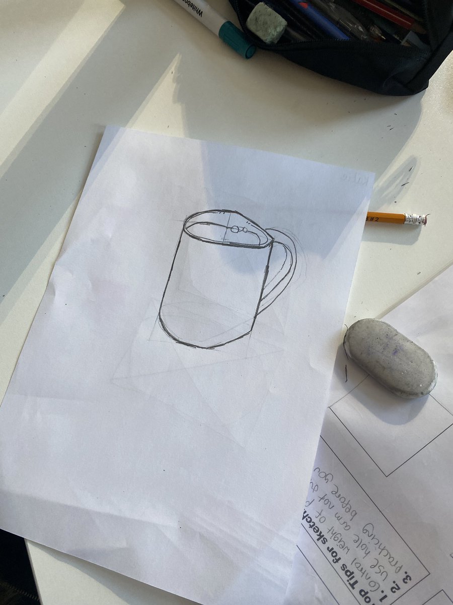 some S1’s also trialling some 3D sketching using their new skills and then rendering it! #builingskills #practisemakesperfect