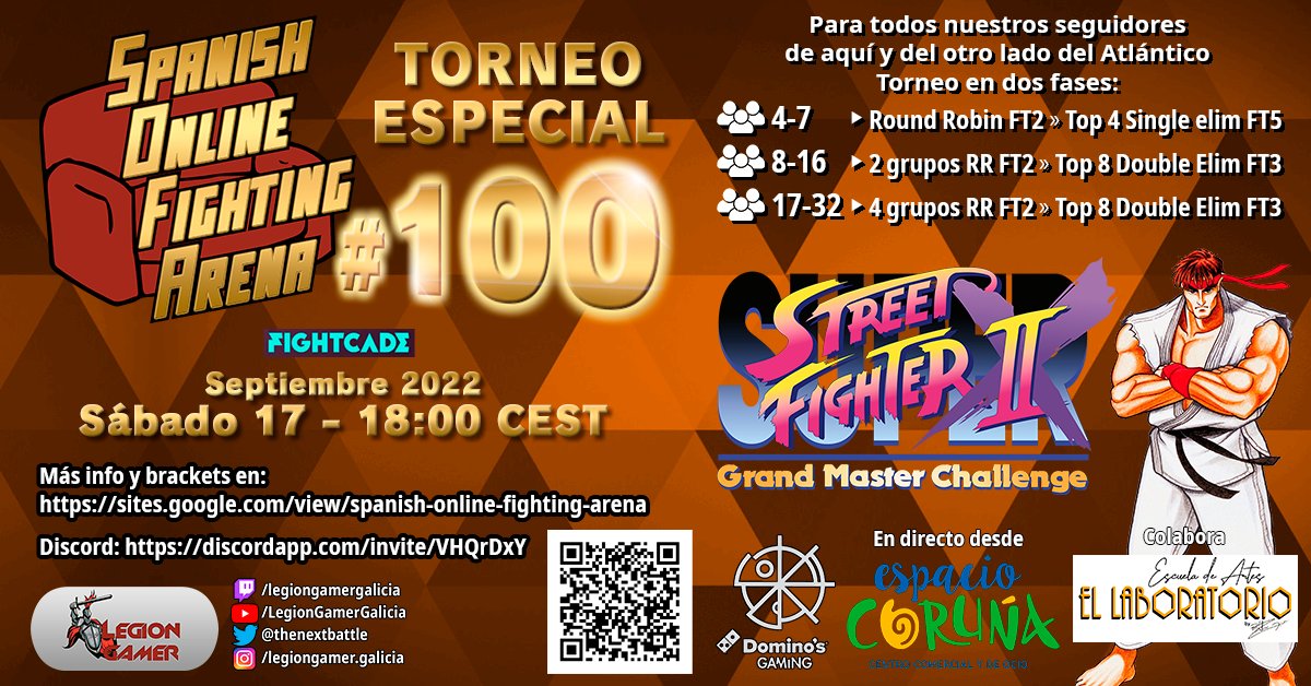 Thenextbattle's tweet photo. Next event is gonna be special. Celebrating 100 numbered online tourneys with #SSFIIX 4 RR group stages into Top 8 double elim. Don't miss it! More info at https://t.co/FrlH2ZgOVD @ssf2xArg @superloreboys @FraudKrew @shingokick1 @Argento_Lp @ValquiriaGames @ligabrasilst @RickiTTT https://t.co/jSMSUXGqQR