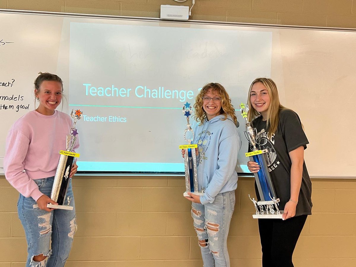 Teacher Challenge winners from last week were awarded by their peers for having the most effective plans for educational ethical dilemmas! We have a couple two-time winners here...can't wait for the next challenge! #TeacherAcademy #FourCitiesCompact#WeTeach