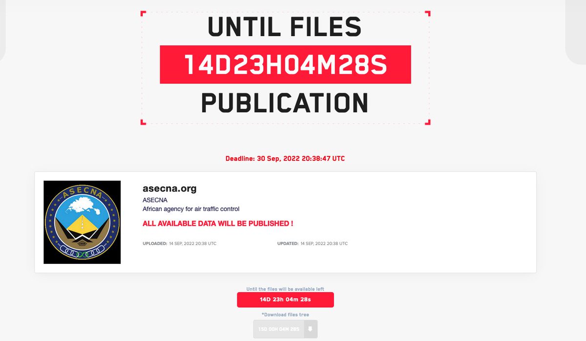 _venarix_'s tweet photo. #Lockbit #ransomware group claims to have hacked the Agency for Aerial Navigation Safety in Africa and Madagascar (#ASECNA), an air traffic control agency based in Senegal 🇸🇳 managing 16.1 million km2 with 18 member states, including France 🇫🇷 and 17 African countries... https://t.co/Hz0mfYVjff