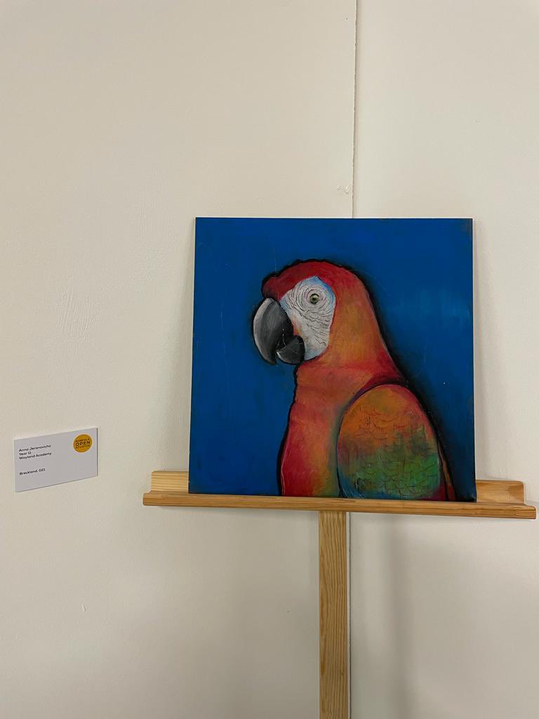 glen_allott's tweet photo. It’s lovely to see the amazing work of @WaylandAcademy students on display as part of @NorfolkStudios at The Undercroft Gallery in Norwich. #norfolkarts #norwicharts #NOS22 https://t.co/qeLqlF63l1