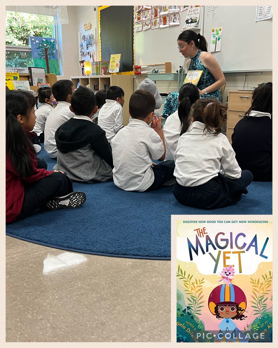 HTS_Mrschan's tweet photo. Thank-you @LPromaneHTS for reading us the #magicalyet book. It reminds us to have invincible grit when we canโt do things YET! https://t.co/2cTQNrHEHY