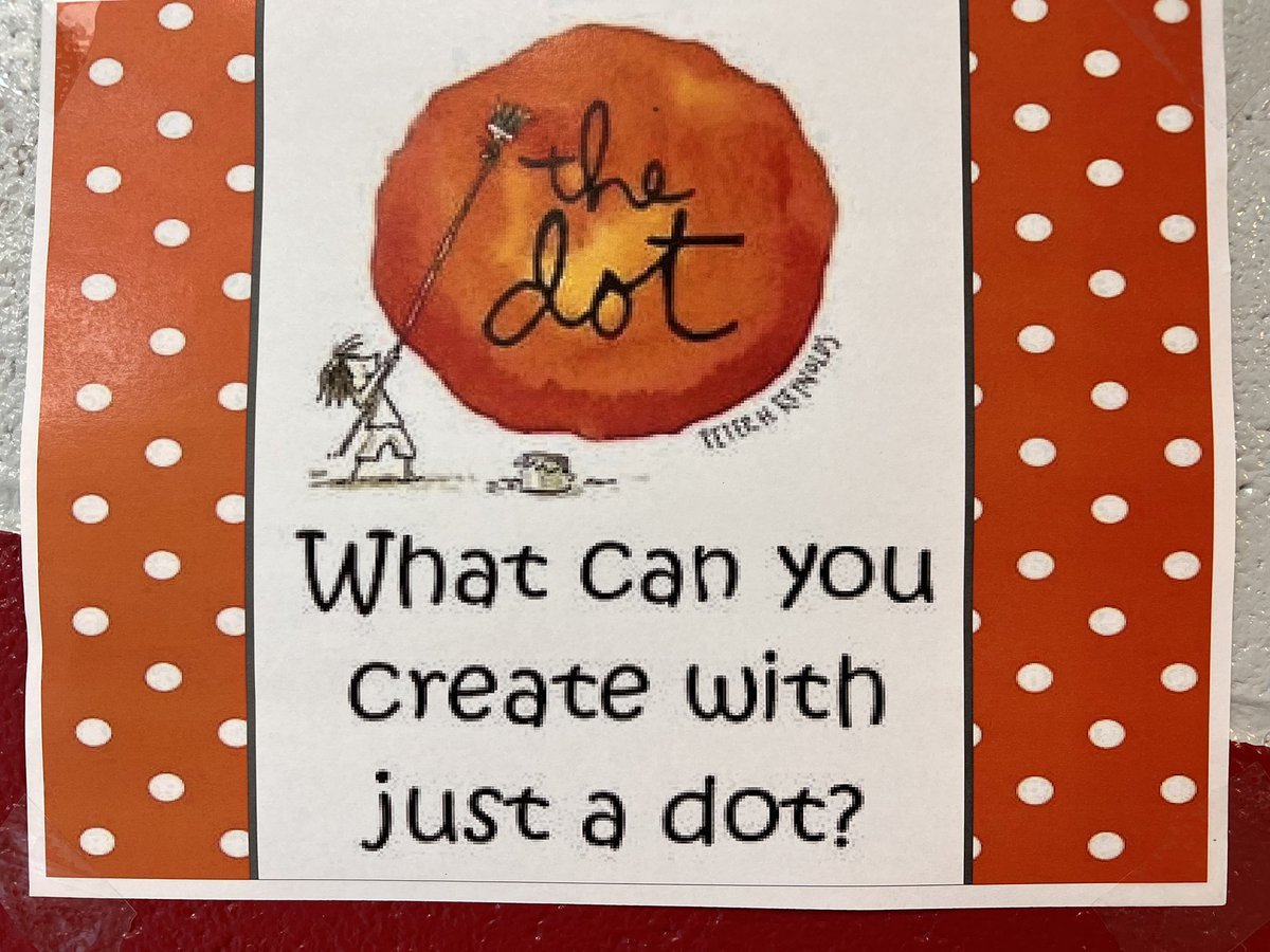 ashleymcveyMRS's tweet photo. Happy International Dot Day! #THEplacetobe #heretofly @MillsRiverSch https://t.co/do69Lhd5F0