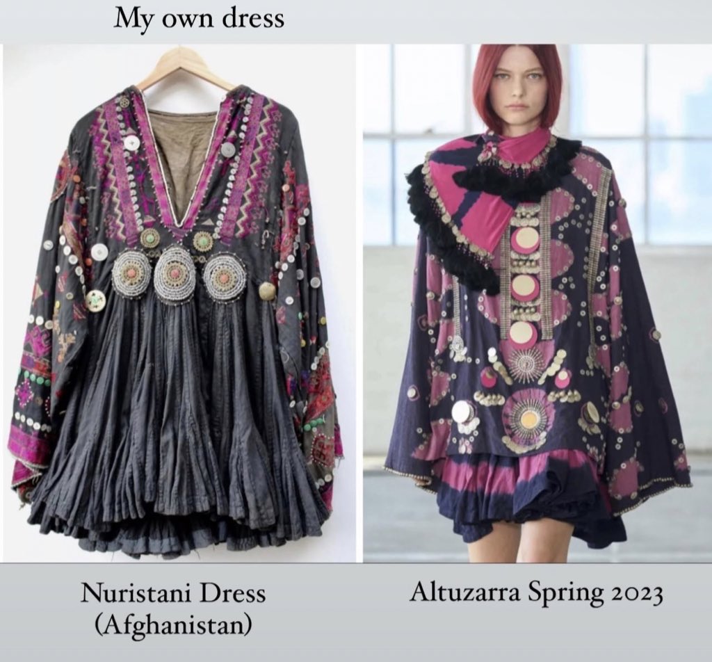 desifinesse's tweet photo. @bestdressedafg 

“Fashion Week has just started and what do we see on the runway…Afghan-inspired fashion but without credit as per usual” https://t.co/4SAVhskcma