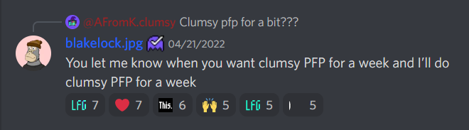 blakelockbrown's tweet photo. I lost a bet.

Just kidding, @Clumsy_Ghosts is one the largest OG projects on Cardano. Back in April I promised them a clumsy PFP for all the help they've given us since we first launched JPG 👻💛

They have an upcoming Clumsy Valley mint at the end of the month! 🎉 https://t.co/QqMrCDw31T