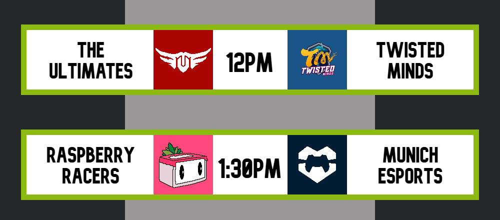 OWScores's tweet photo. Today's #OWSummerSeries: Europe B-Side matches are (Times EDT)

1⃣ - @TheUltimatesgg 🆚 @TwisMinds at 12pm

2⃣ - @Raspberry_OW 🆚 @munich_esports at 1:30pm

#VivaTU #TwistedUp #SWGRR #PlayYourHeartOut https://t.co/O99bxOxqTY