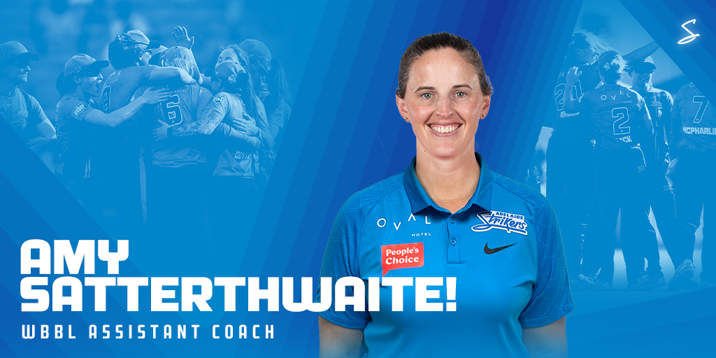 New Zealand star Amy Satterthwaite is heading to Adelaide this summer, completing our coaching panel for #WBBL08 👋 Full story: bit.ly/SatterthwaiteS… #StrikeShow