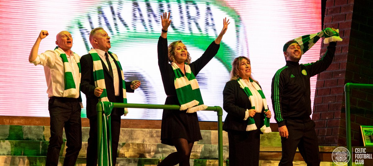 CelticFC's tweet photo. 🟢⚪ What an opening night at @Celtic_Musical!

Thanks for coming along &amp; making tonight so special, Celts!💚

If you missed tonight - there's still time to get your tickets to see the wonderfully talented cast &amp; crew during this run @SECGlasgow🙌🍀

🎟 ➡ https://t.co/FSDgB3C42n https://t.co/f8iowz8NVE