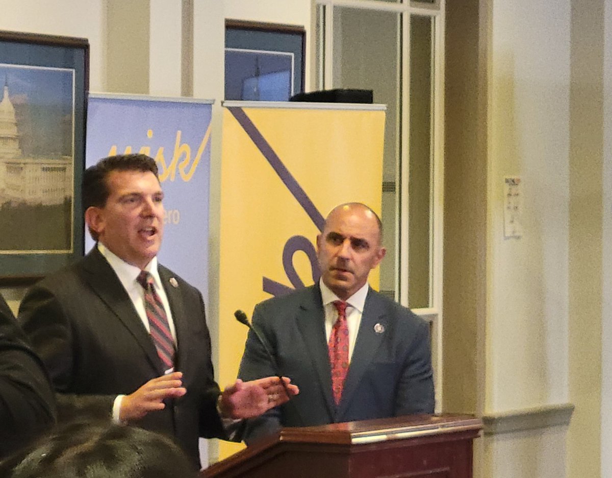 CadeRClark's tweet photo. @HeliAssoc enjoyed the AAM caucus reception last night. Thanks to Caucus Co-chairs @RepJimmyPanetta and @JayObernolte for their leadership https://t.co/WEgB4nURCL