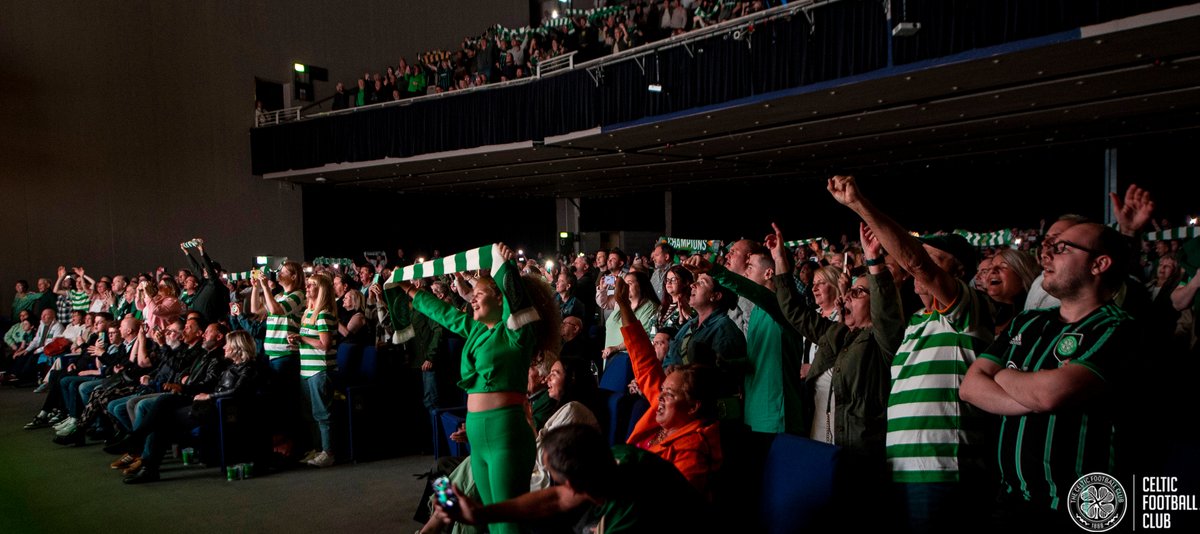 CelticFC's tweet photo. 🟢⚪ What an opening night at @Celtic_Musical!

Thanks for coming along &amp; making tonight so special, Celts!💚

If you missed tonight - there's still time to get your tickets to see the wonderfully talented cast &amp; crew during this run @SECGlasgow🙌🍀

🎟 ➡ https://t.co/FSDgB3C42n https://t.co/f8iowz8NVE