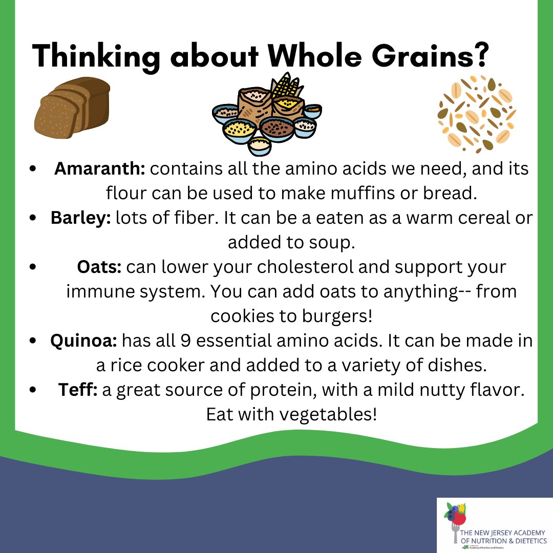 Happy Whole Grains Month!
Whole grains (brown rice, oatmeal, wheat) are rich in fiber and provide more additional vitamins, minerals, and antioxidants compared to refined grains such as white bread, pasta, or rice.