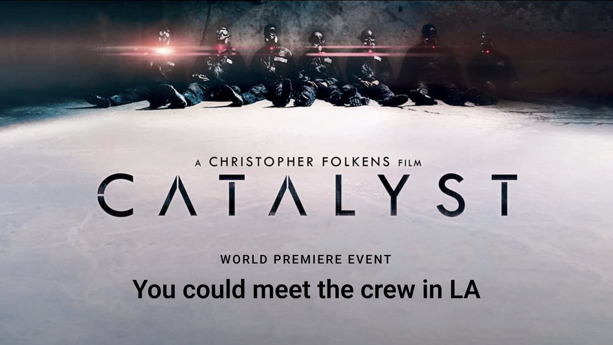 Want to attend the premiere &amp; afterparty of ‘Catalyst’ in LA with a friend and meet David Bianchi on 9/17? 5 winners will be randomly selected and announced on 9/17 at 12pm PT.
To enter:
Live in SoCal
Follow <a href="/davidbianchi/">DAVID BIANCHI</a> , <a href="/GoGalaFilms/">Gala Film</a> &amp; <a href="/exertion3film/">Exertion_3</a> 
Retweet this