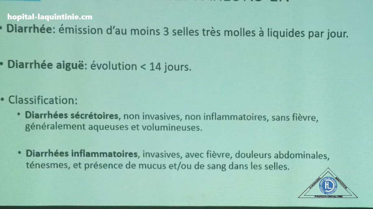 LaquintinieCMR's tweet photo. Syndrome diarrhéique : L'hôpital #Laquintinie recycle son personnel

La concertation entre médecins spécialistes, généralistes, et les majors des services vise à permettre une meilleure prise en charge des patients présentant ces symptômes.

https://t.co/DhPblv3lMY https://t.co/7h1JCmyZJS