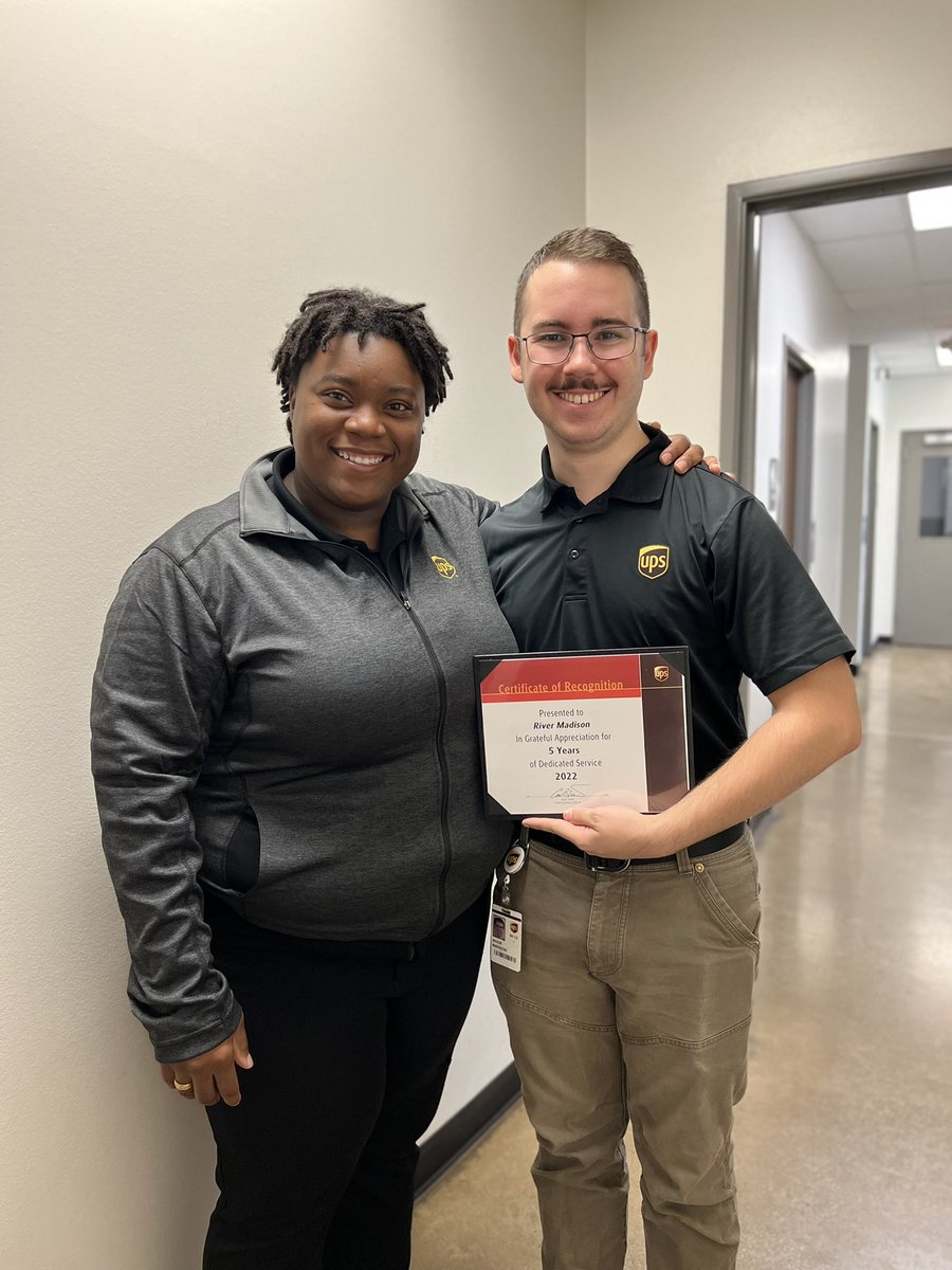 Indyday_lions's tweet photo. @Indyday_lions wants to recognize a very special @UPSers River for his 5 year anniversary!! Thank you so much for your hard work and dedication to @UPS To many more anniversaries @bigtymer504 https://t.co/y8RPebTyGc
