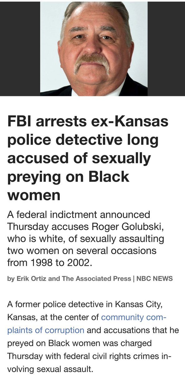 Cop finally charged for repeatedly raping Black women. He also framed a man for murder after his mother refused his sexual advances. That man served 23 years for a murder he didn’t commit. 
There is no reforming this. apple.news/ARq8uX84oR_GTH…