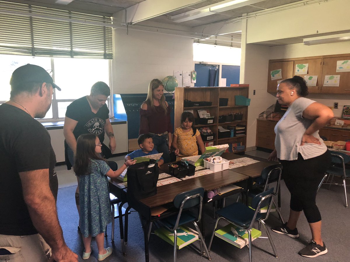 literacybev's tweet photo. Student led Back to School Night!  Student teachers demonstrating the what, why and how of the learning environment!  #agency  #ownership  #setthemupforsuccessandgetoutoftheway https://t.co/fNHSELPZV7