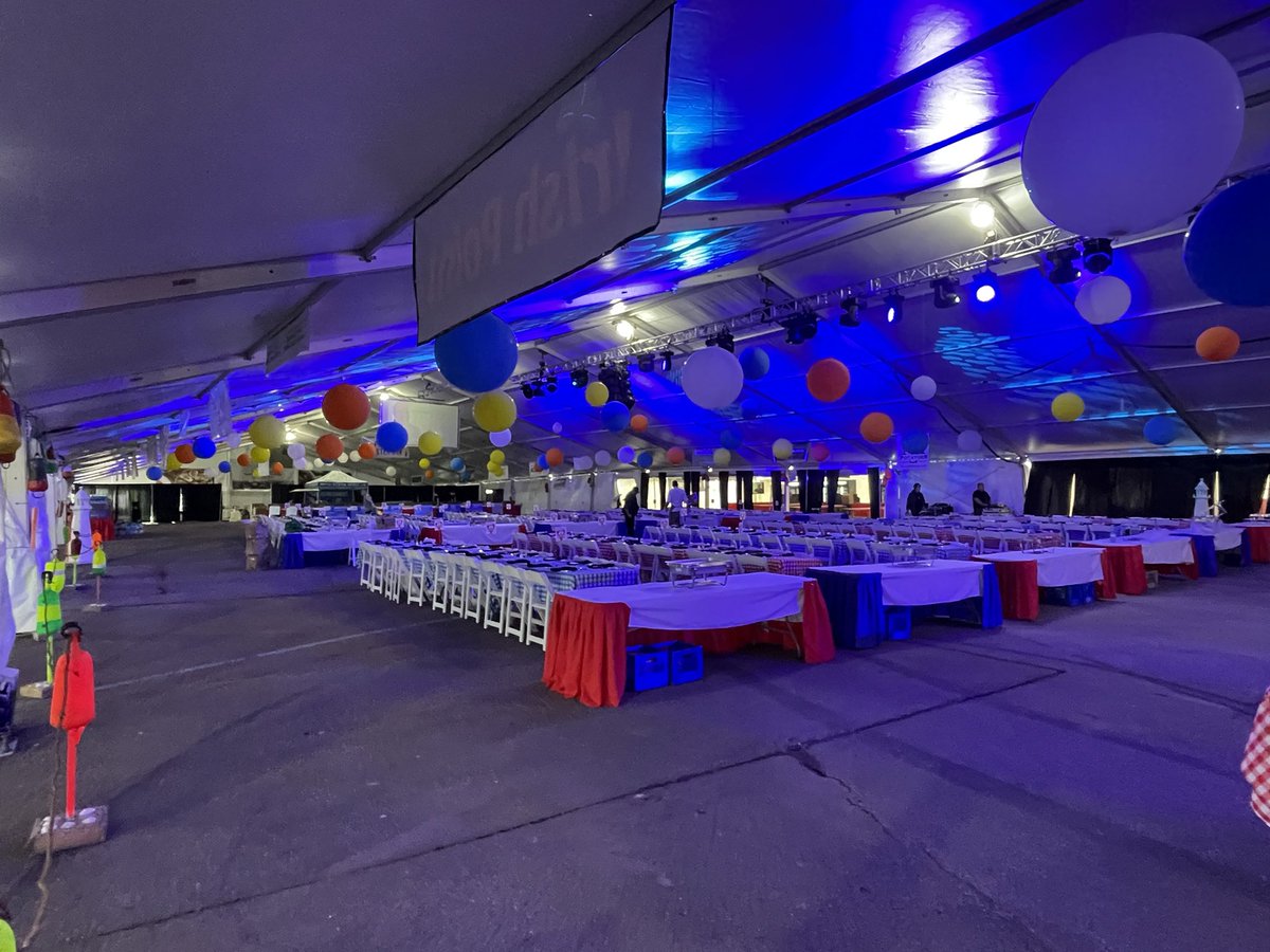 EastlinkCtrPEI's tweet photo. Wow. Just Wow! Setup @PEI_Shellfish @EventGroundsPEI second to none @ChtownPE @CharlottetownPE @Downtown_Chtown Congrats to all involved in any way. Thank you to all partners. Schedule @ https://t.co/deOg7bnQs9 info@peishellfish.com 1-866-955-2003 #Celebrating25years https://t.co/H8KEd7f3zP