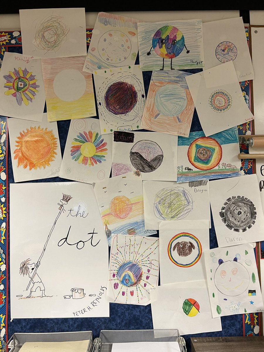 It’s #InternationalDotDay. I always love what my students come up with each year!  #MTedChat