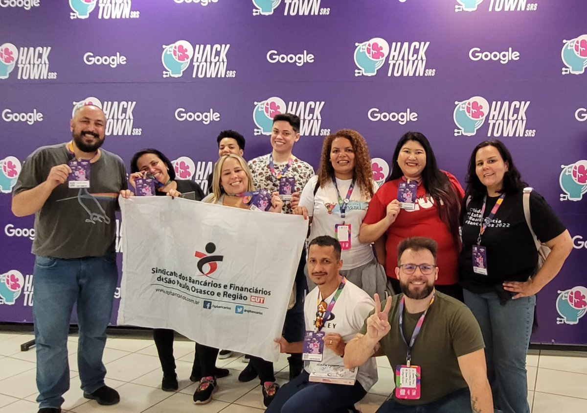 aleks_fanto's tweet photo. SINDICATO DOS BANCÁRIOS , PRESENTE NO MAIOR EVENTO DE INOVAÇÃO E TECNOLOGIA . 
SANTA RITA DE SAPUCAÍ -MG
@spbancarios 
#hacktown2022 https://t.co/7SCENZGxN2